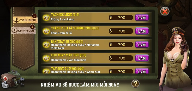 Hàng loạt các khuyến mãi được cung cấp tại cổng game B52 Club