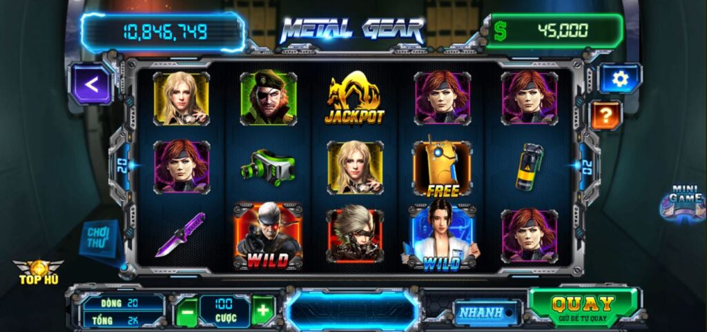 Cách chơi Metal Gear - bàn chơi