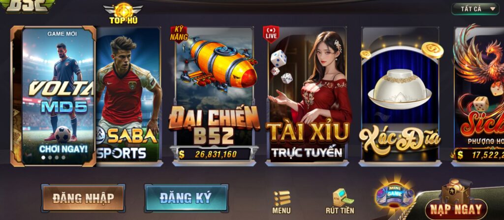 Game bắn cá đổi thưởng tiền mặt B52