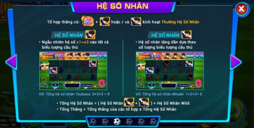 nổ hũ Giấc Mơ World Cup- hệ số