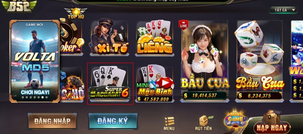 cách chơi Super Baccarat 6
