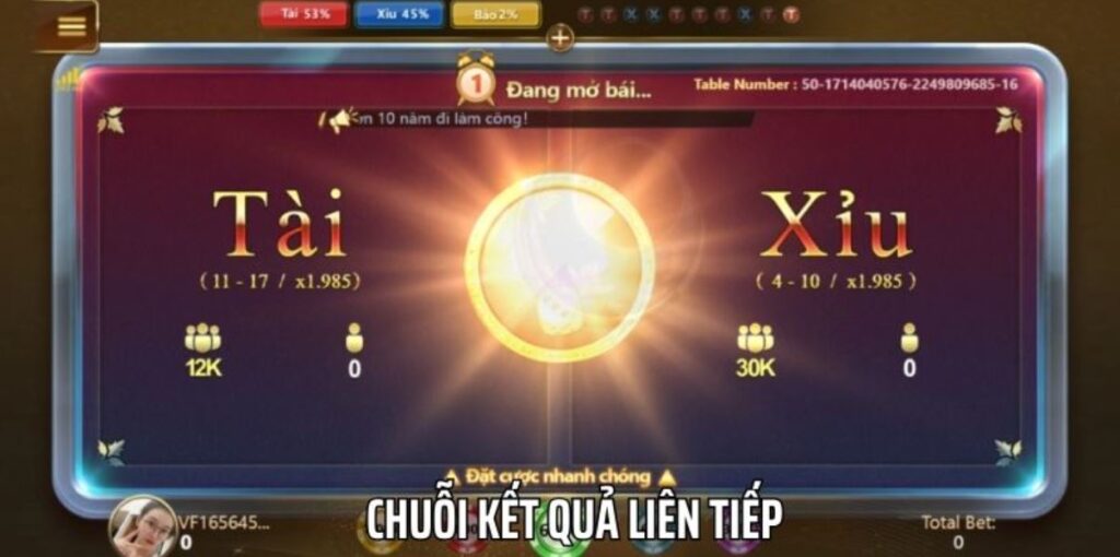 Dấu hiệu nhận biết cầu bệt tài xỉu