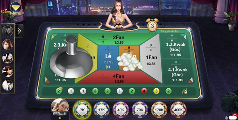 Hướng dẫn cược Fantan - cửa cược