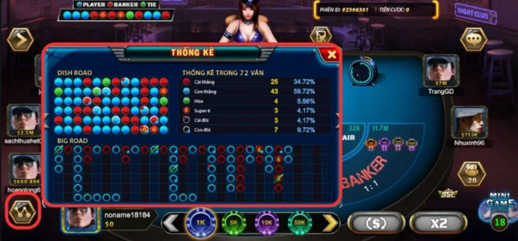 mẹo chơi Super Baccarat 6