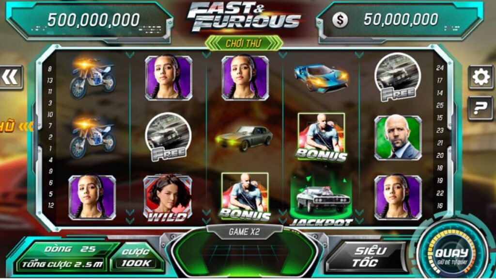 mẹo cày hũ Fast & Furious b52 club