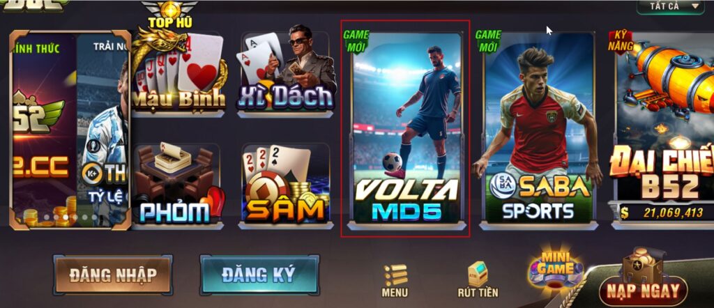 cách chơi Volta MD5